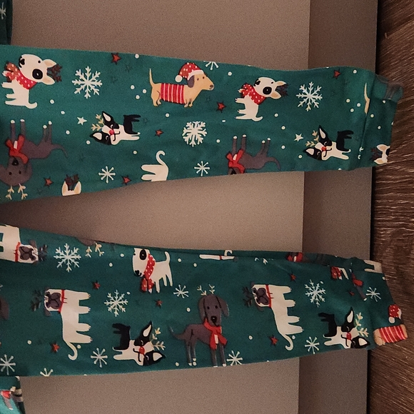 Green & Red Holiday Dog Pajama Set - Picture 5 of 7